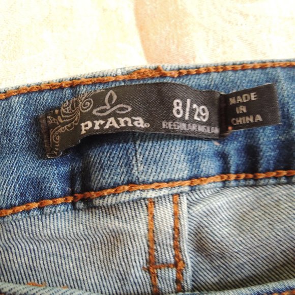 Prana Sienna Slim Skinny Soft Stretch Organic Cotton Jeans 8/29 - Picture 10 of 11